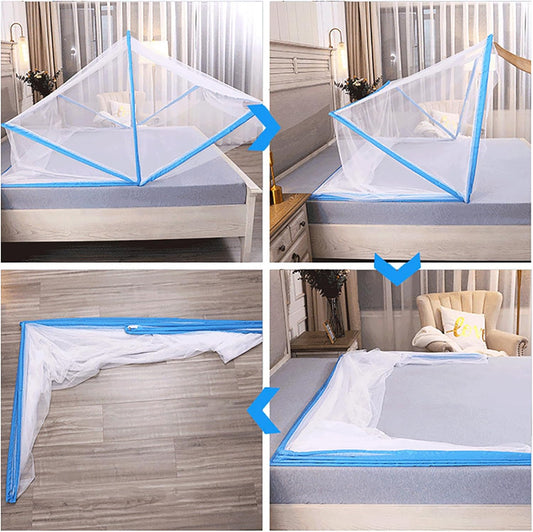 Mosquitera Plegable Facil Cama Acampar