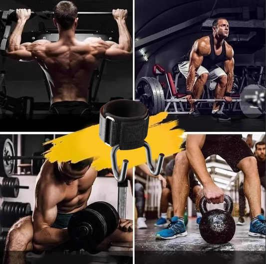 Kit 2 Pcs Correas Gancho Ejercicio Gym
