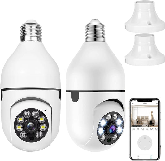 Foco Camara De Seguridad Con Wifi