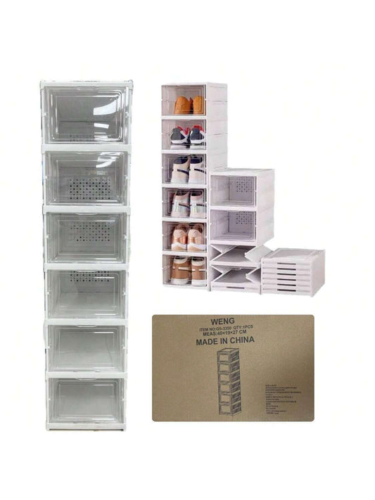 Zapatera Plegable 6 Cajas