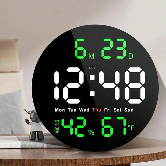 Reloj De Pared Digital 12 Pulgadas