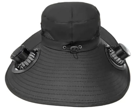 Ventilador Usb Sombrero Para Sol