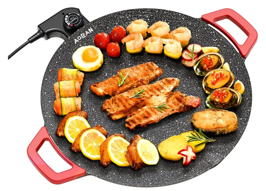 Sarten Electrico Antiadherente Parrilla