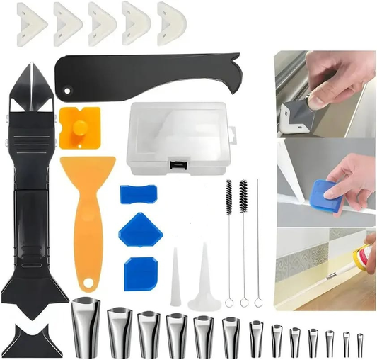 Removedor Silicona - Kit Herramientas Para Silicon Pegamento 23 pzas