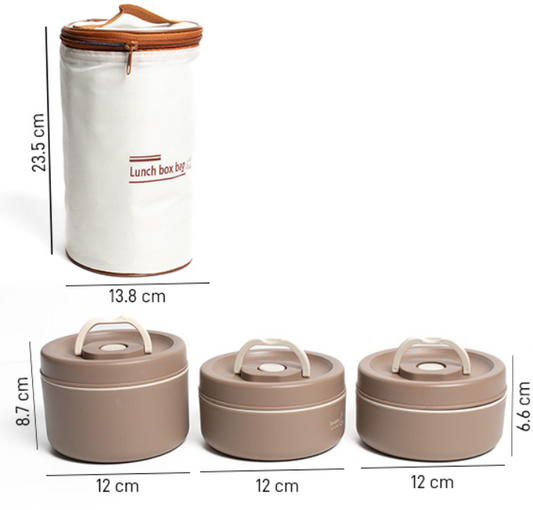 Lonchera Termica Con 3 Tupper Viral