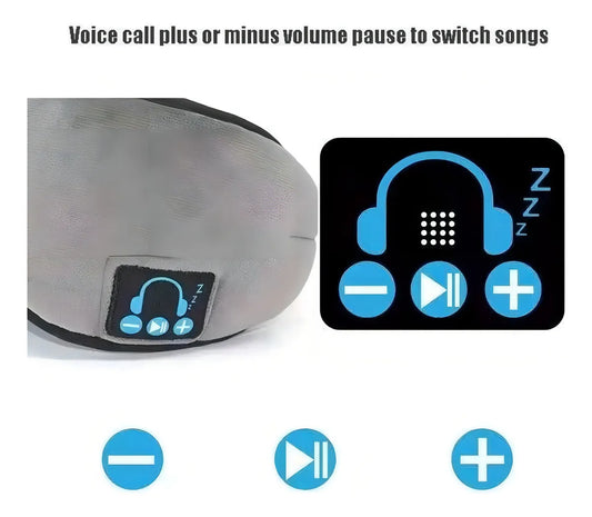Mascara Para Dormir Con Auriculares Bluetooth