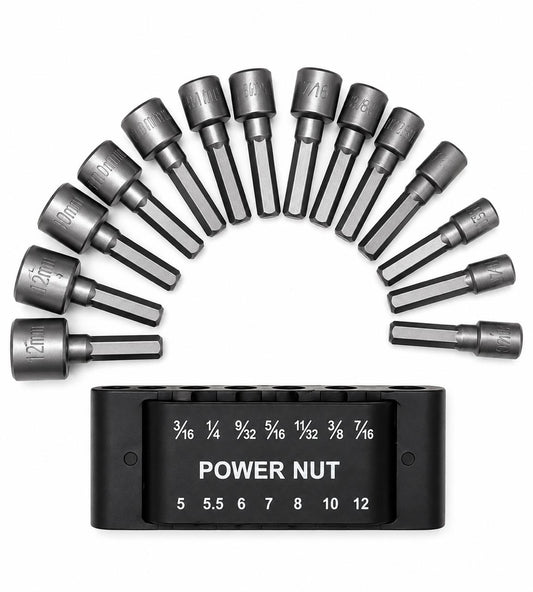 Juego De Dados 14 Piezas Power Nut