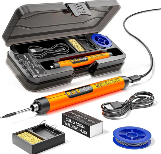 Kit Soldador Usb Recargable Temperatura