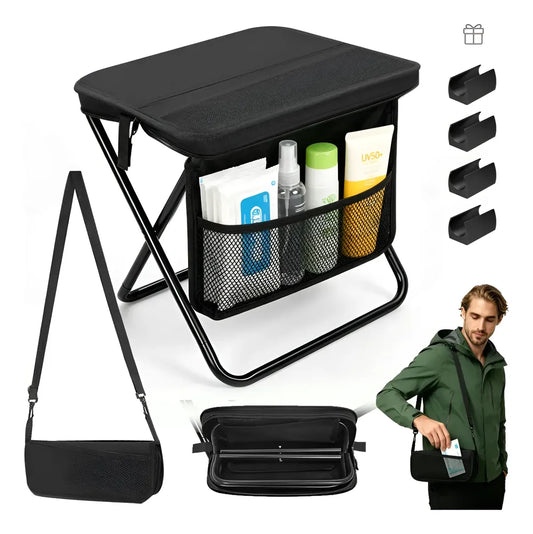 Banquito De Bolsillo Plegable Y Portatil