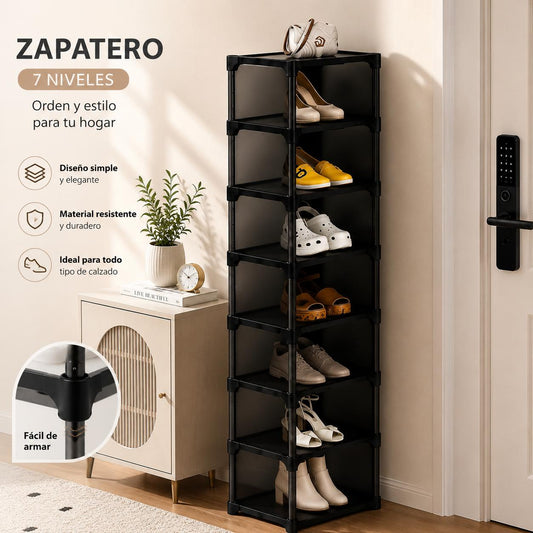 Zapatera Vertical 7 Niveles Y Cubierta