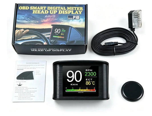 Medidor Digital Obd Hud P10 Para Auto